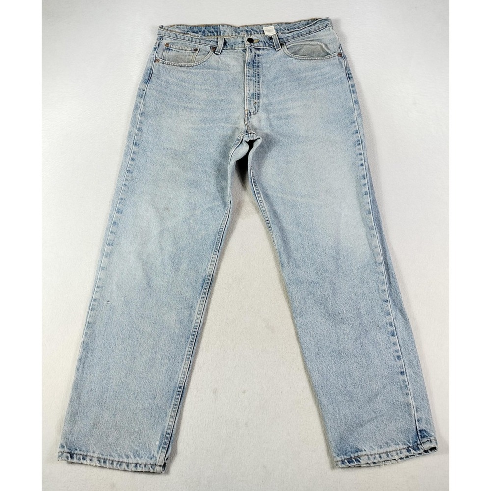 Vintage Levis 550 Jeans Mens 38x30 Light Wash Denim Relaxed Fit Tapered USA 1997